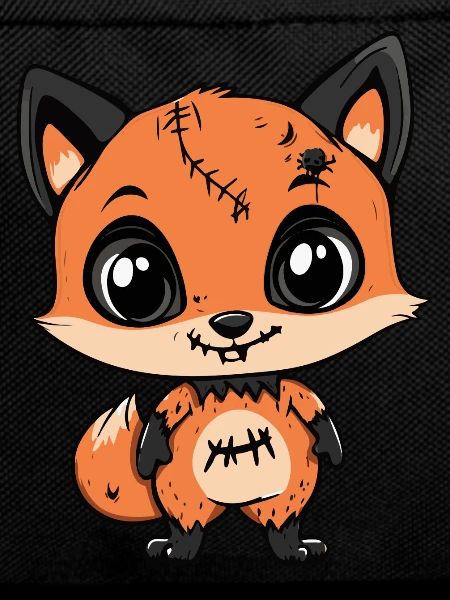 Fox Halloween Zombie