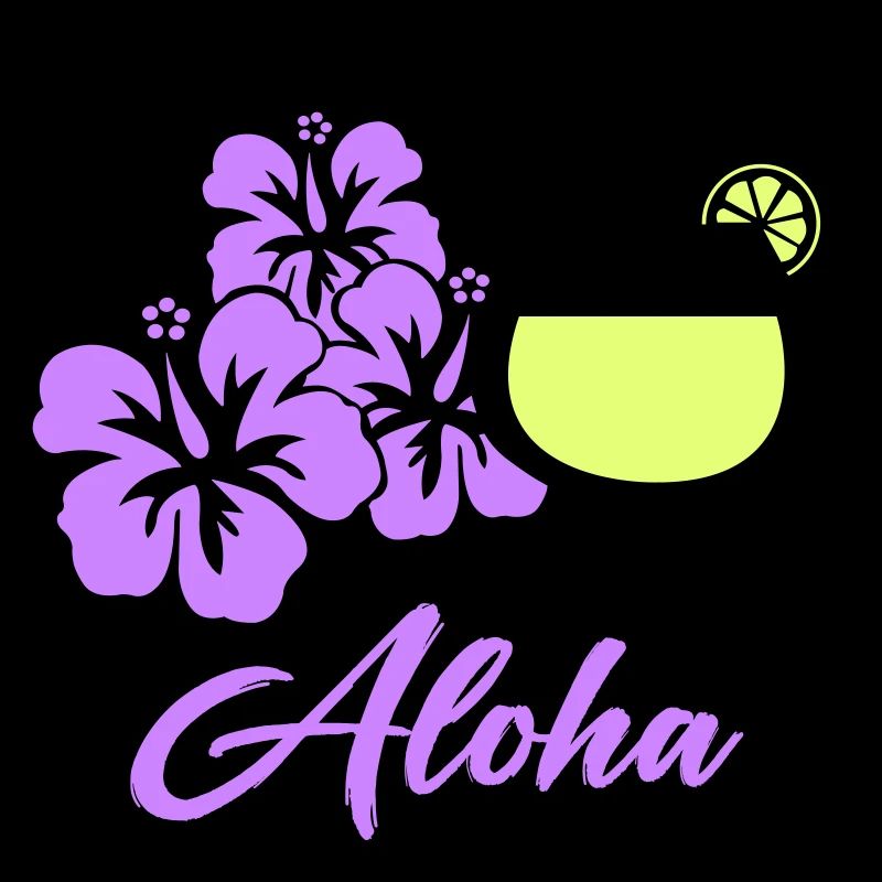 Hawaii Hibiscus Cocktail Aloha