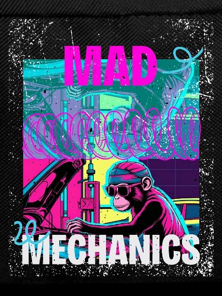Mad Mechanics – Neon Monkey Garage Art