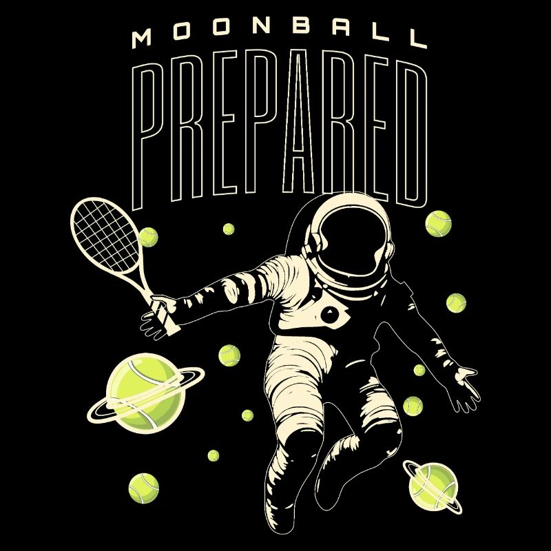 Tennis Moon Ball Player Shirt