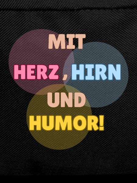 Heart, Brain and Humor Motif