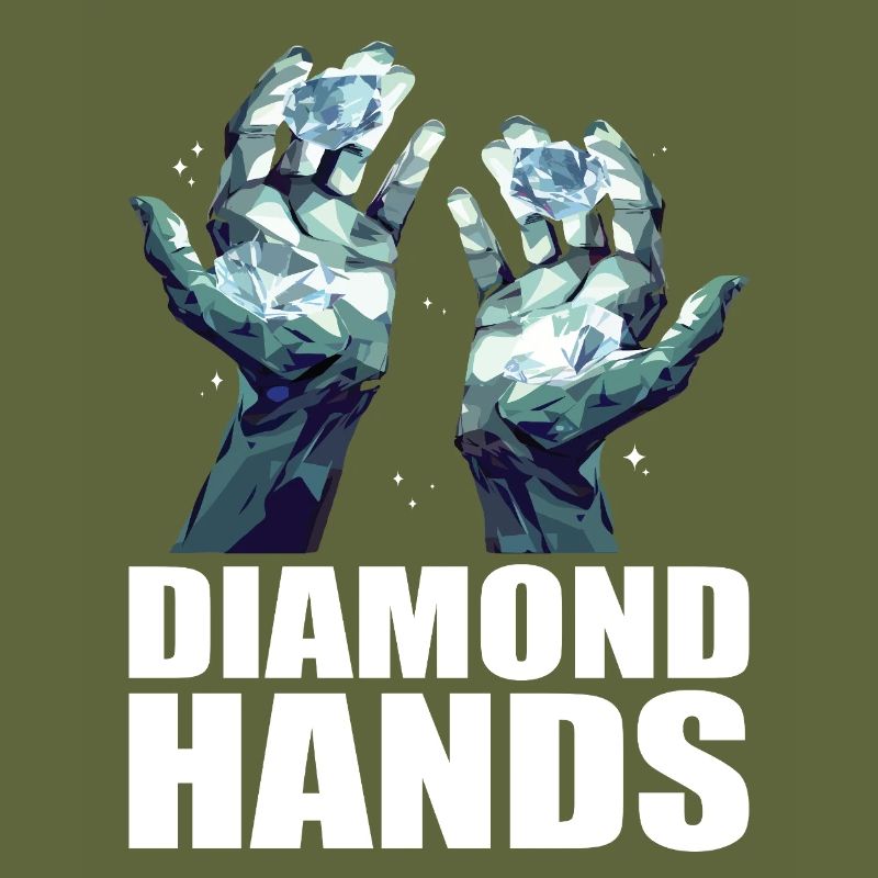 Commerce de mains de diamants