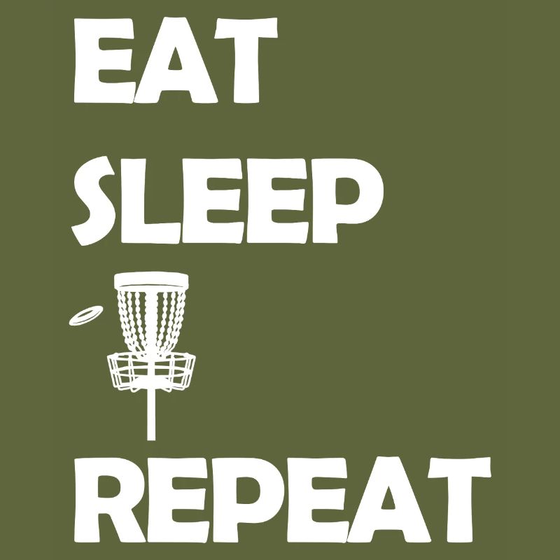Eat Sleep Disc Golf Repeat Discgolf Trendsport
