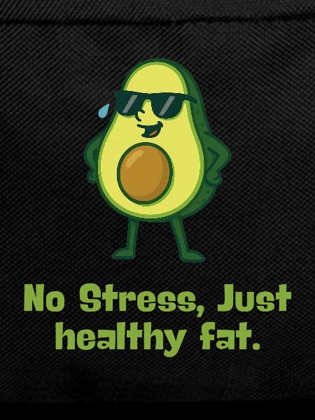 Avocado Relax Healthy Fat Theme Cartoon