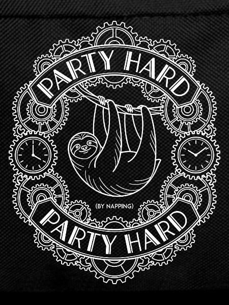 Party Hard Napping Sloth