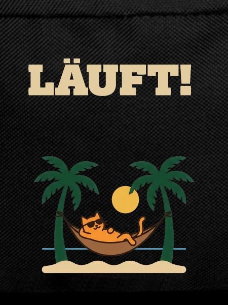 Läuft – Katze im Urlaubsmodus