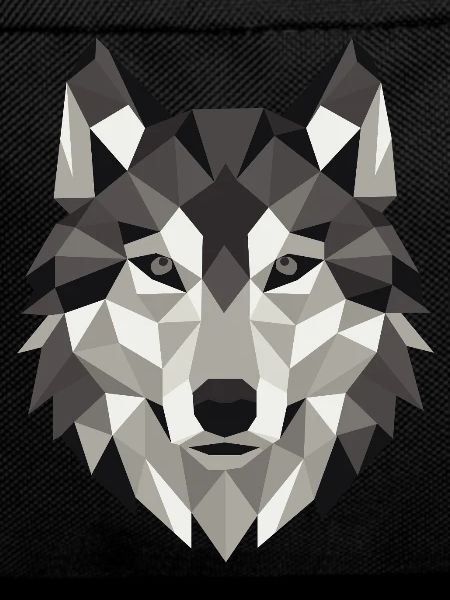 Wolfskopf Lowpoly Geometrie