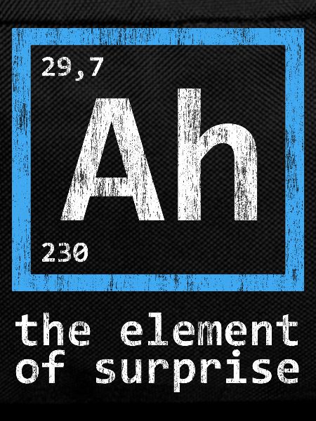 Ah Element Of Surprise Periodic Table