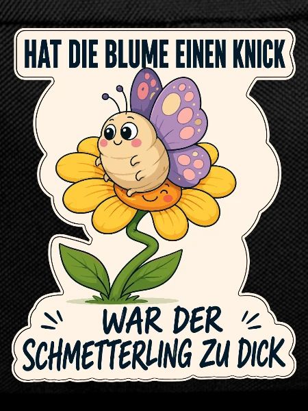 Hat die Blume einen Knick...