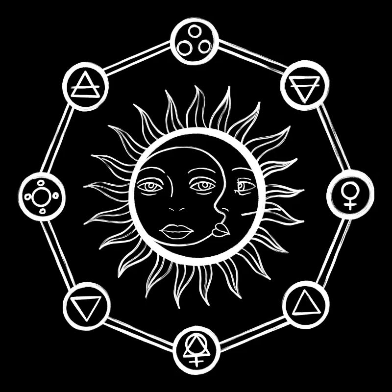 Symbole de protection jour et nuit