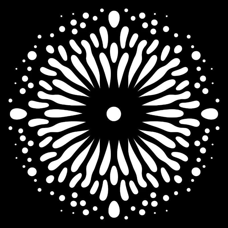 Chladni Oszillation Mode: Einzigartiges Design