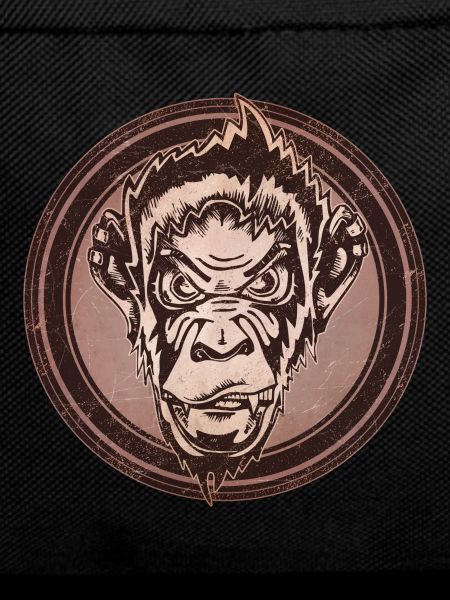 Wild Chimp Grunge Animal