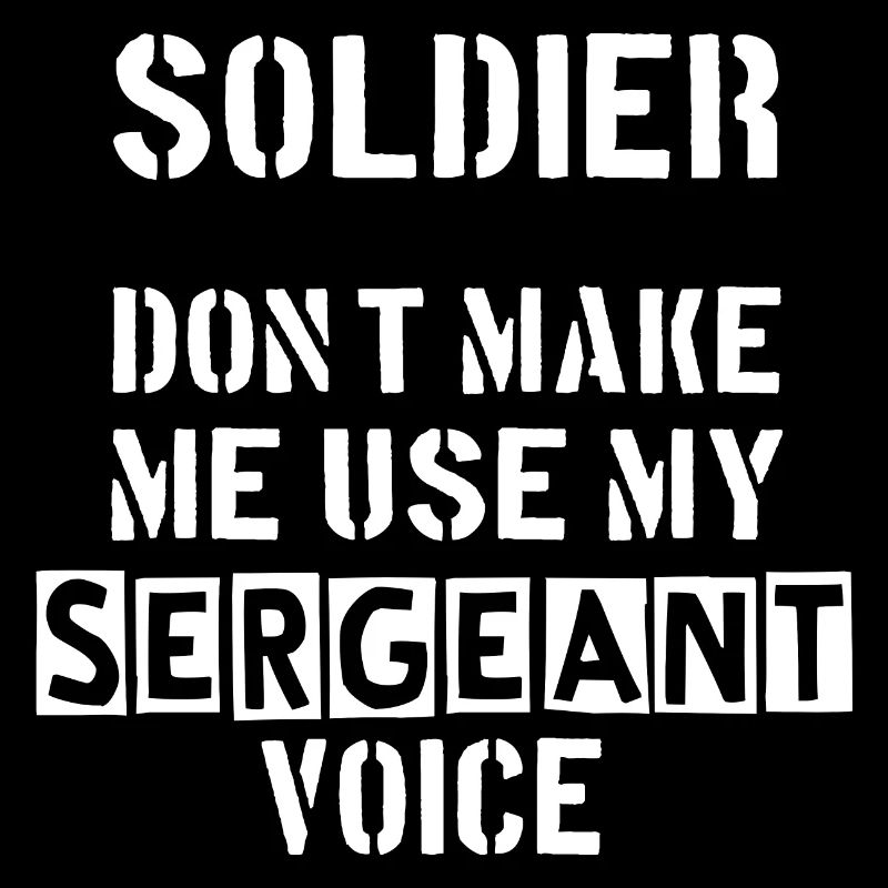 Sergeant. Soldat. Kamerad. Militär.