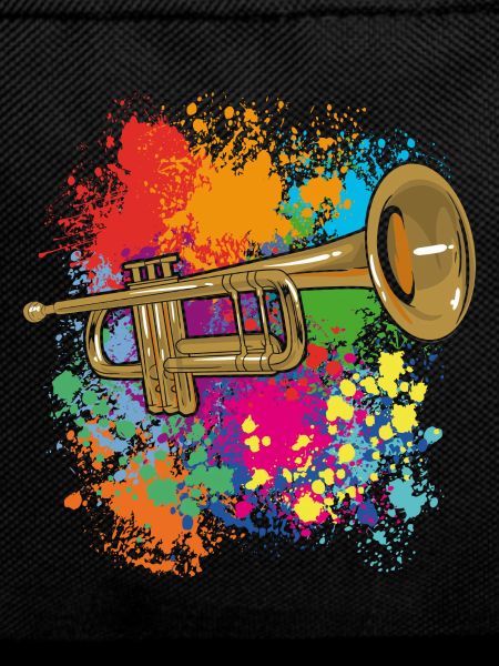 Trumpet on farbklecksen