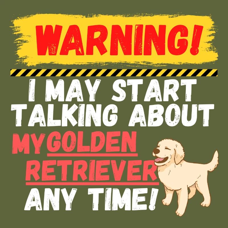 Warning Golden Retriever