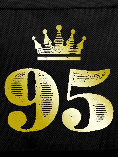 95 Number Crown Gold