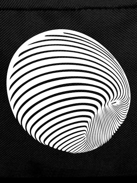 Geometric ball roll with stripes