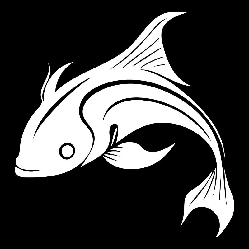 Koi Carp - Poisson de carpe doux et élégant