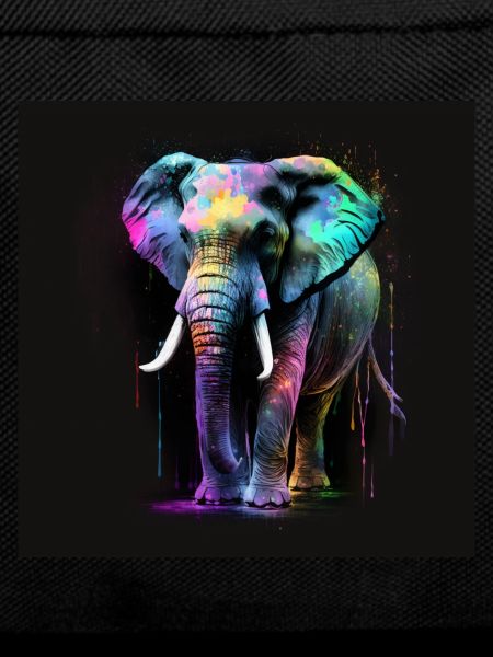 BEAUTIFUL ELEPHANT WITH REFLECTION