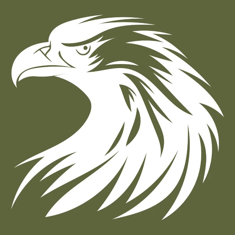 Beau logo Eagle dans le style tatouage