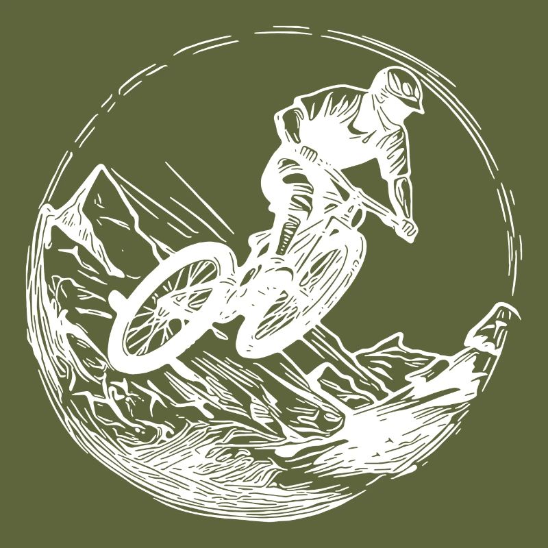 Saut VTT avec vélo