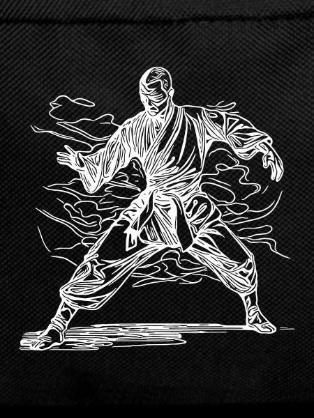 Karate Master Dojo Tattoo Style