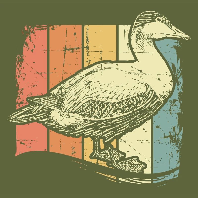 Ferme avec canards