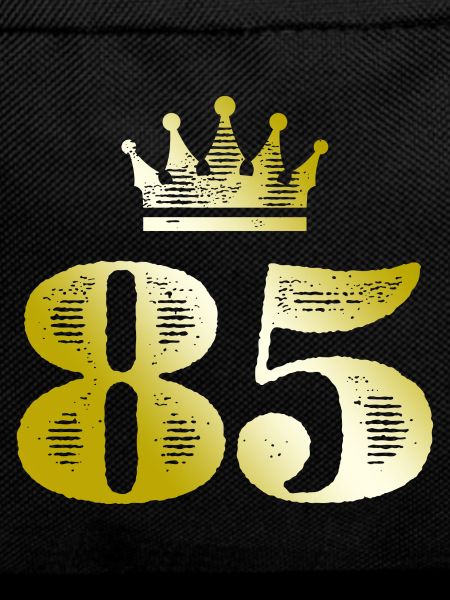 85 Number Crown Gold