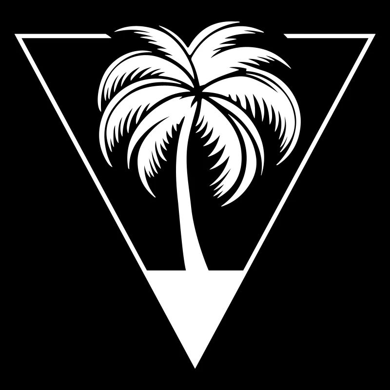 Palm Silhouette Symbol