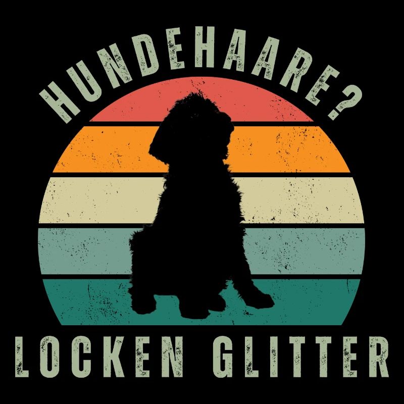 Locken Glitter Retro Sunset