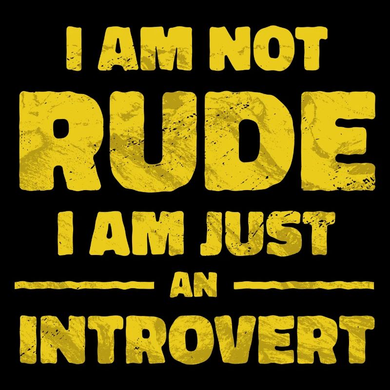 I'm not rude, I'm just an introvert
