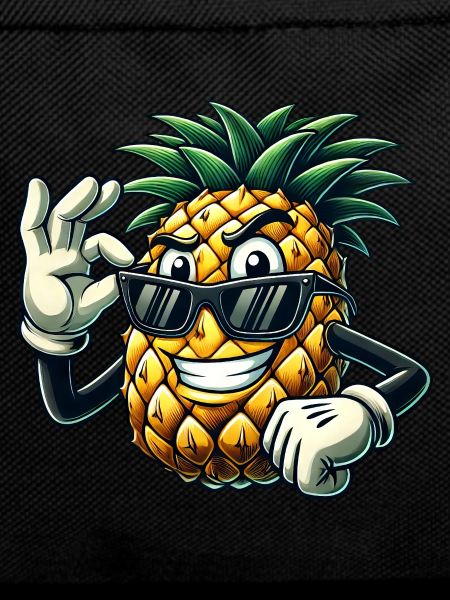 Pineapple Fruit Comic with Sunglasses