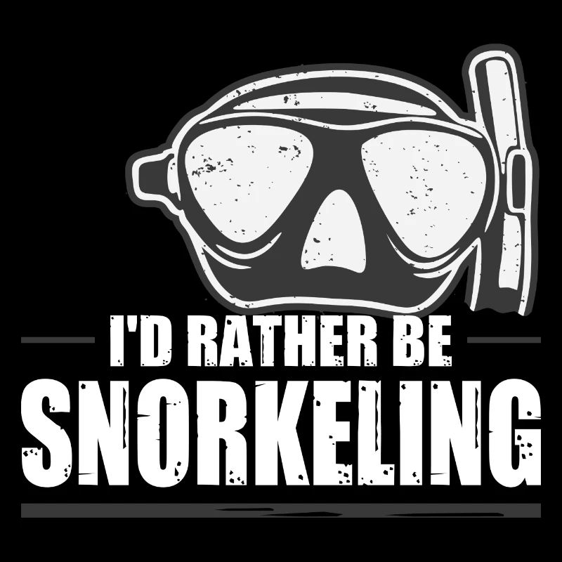 Snorkeling Diving I'd rather be snorkeling