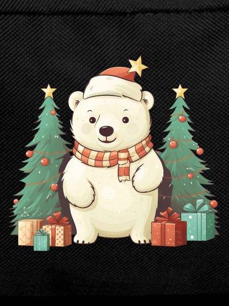 Cute Christmas Polar Bear