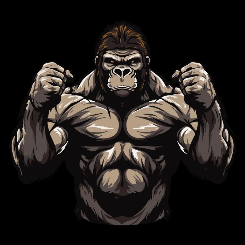 Gorilla Muscles Bodybuilding