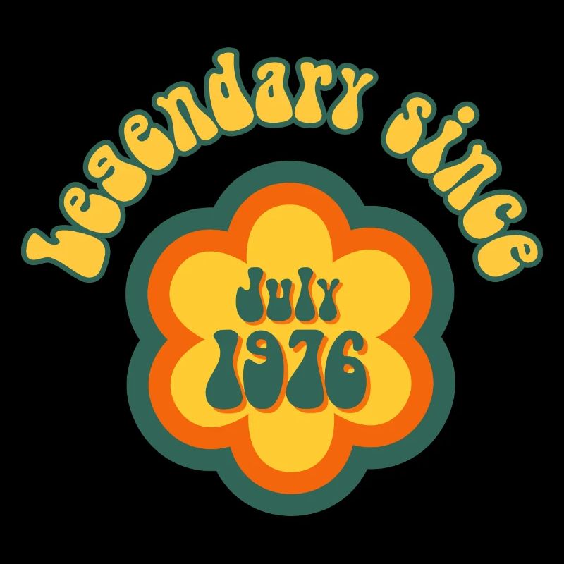 Legendary since July 1976 Geburtstag Retro