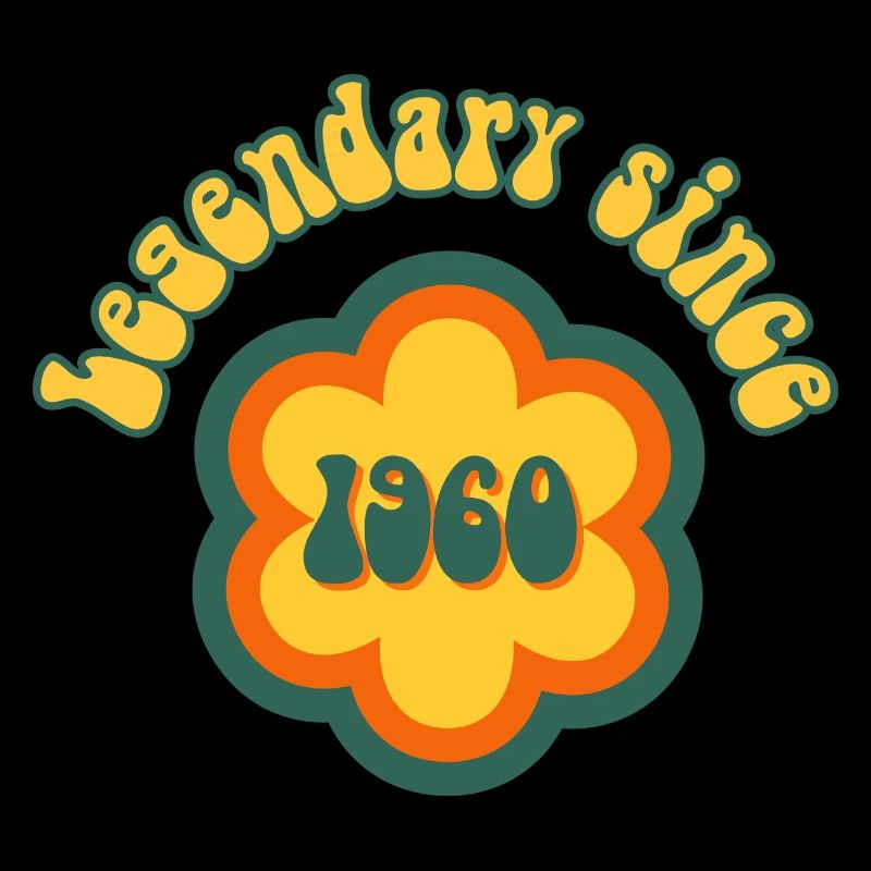 Legendary since 1960 Birthday Retro