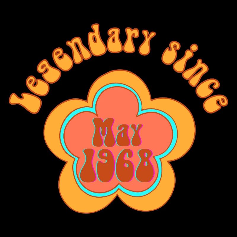 Legendary since May 1968 Geburtstag Retro