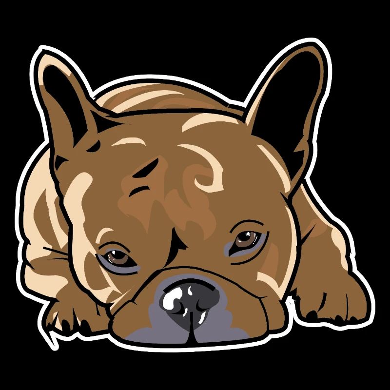 Bouledogue français chiot mignon