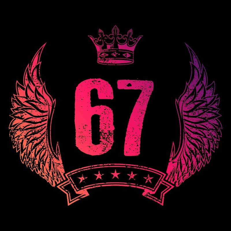 67 Number crown