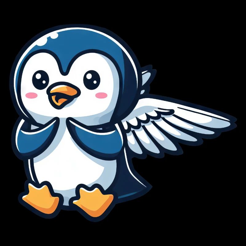 Celestial Penguin Wings