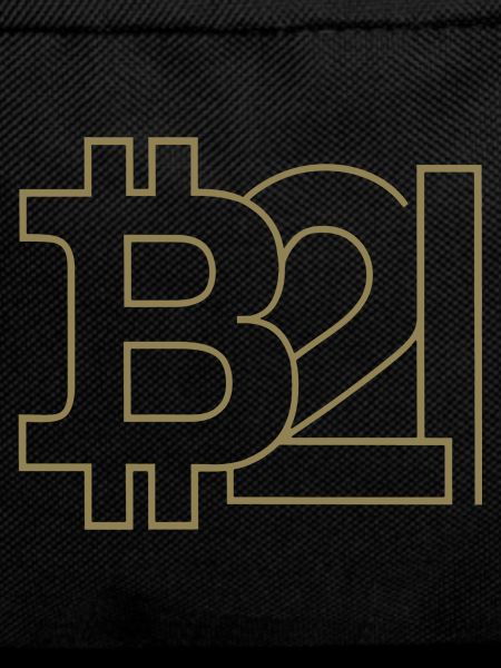 Bitcoin Silhouette Taschenformat