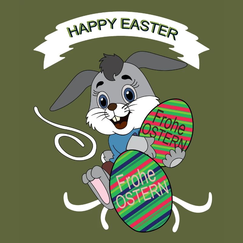 HAPPY EASTER, Easter , Coloured Easter Eggs