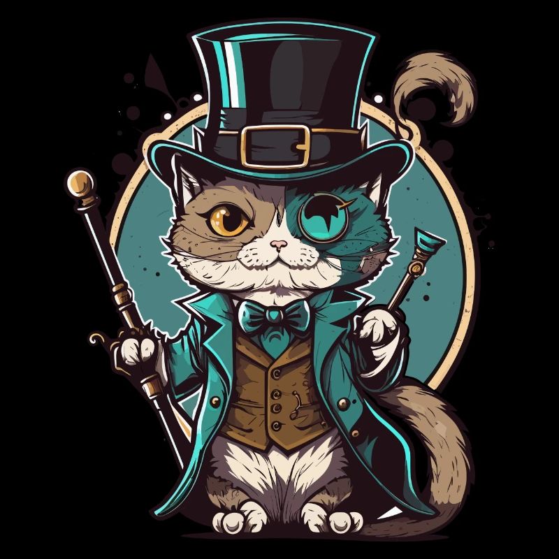 Chat sophistiqué