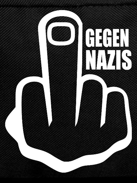 Gegen rechts Mittelfinger
