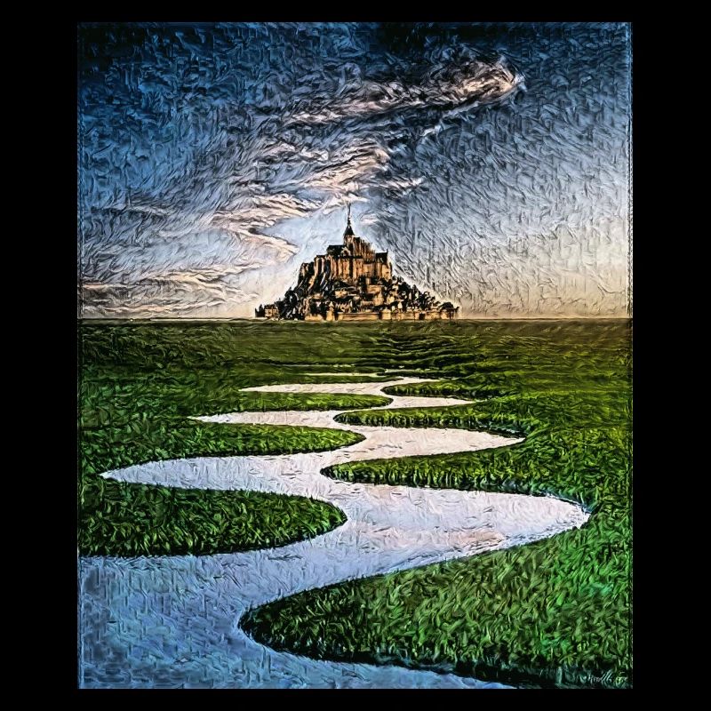 Abtei Mont Saint Michel, Frankreich