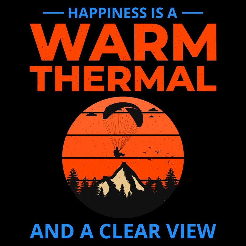 Paragliding Pilot Paraglider Warm Thermals