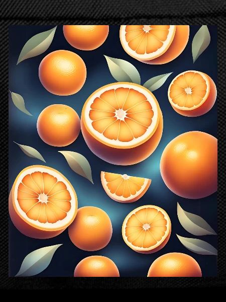 Fresh oranges design