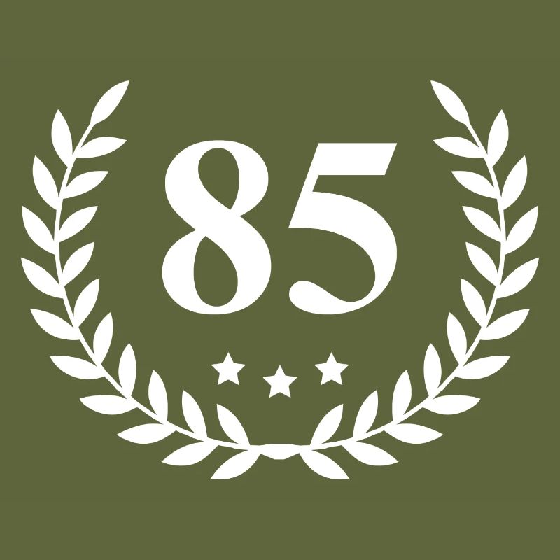 85 Number wreath