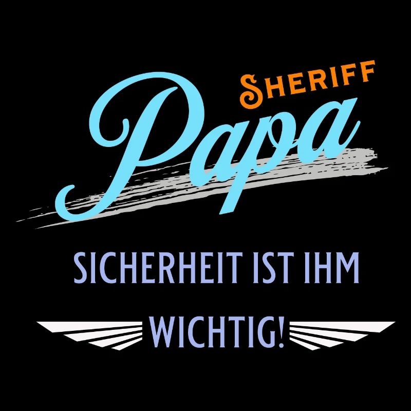 Papa Sheriff Vater Ehemann Papi